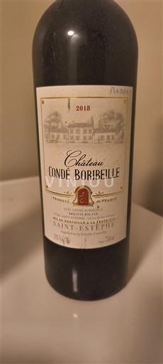 Bordeaux Saint-Estèphe Château Condé Boribeille 2018