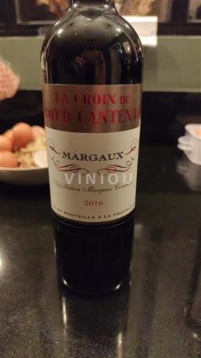 Bordeaux Margaux La Croix de Boyd Cantenac 2016