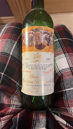 Bordeaux Pauillac Grand Cru Château Mouton Rothschild 1987