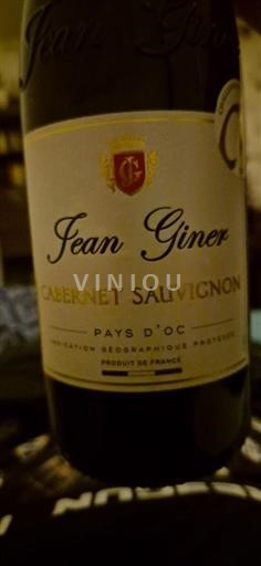 Languedoc-Roussillon Pays d'Oc Jean Giner Cabernet Sauvignon Non-Vintage