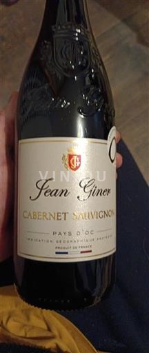 Languedoc og Roussillon Pays d'oc Jean Giner Cabernet Sauvignon Ikke-årgang
