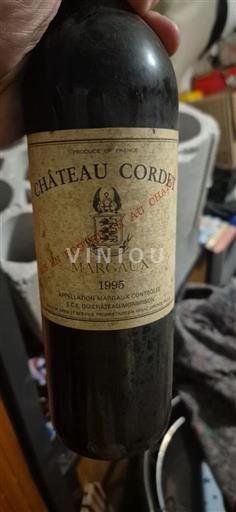 Bordeaux Margaux Château Cordet 1995