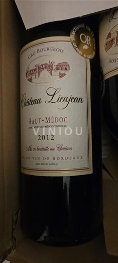 Bordeaux Haut-Médoc Château Liquejan 2012