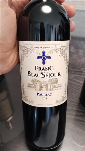 Bordeaux Pauillac Franc Beauséjour 2022