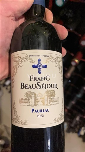 Bordeaux Pauillac Franc Beauséjour 2022