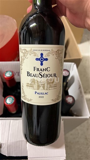 Bordeaux Pauillac Franc Beauséjour 2022