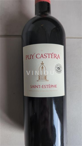 Wines Rouge sec Puy Castera 2023 France Bordeaux Saint-Estèphe AOC