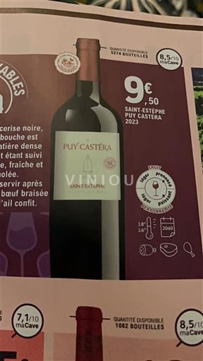 Bordeaux Saint-Estèphe Puy Castera 2023