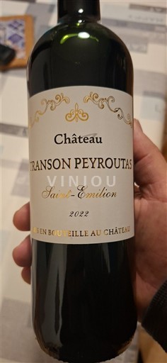 Bordeaux Saint-Émilion Château Ranson Peyroutas 2022