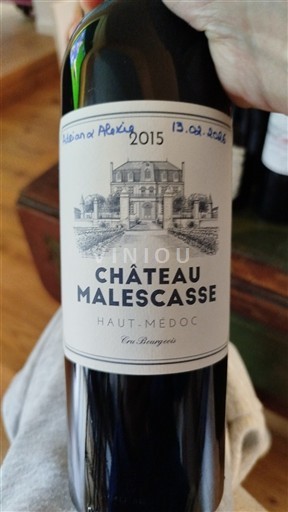 Burdeos Haut-Médoc Malescasse 2015