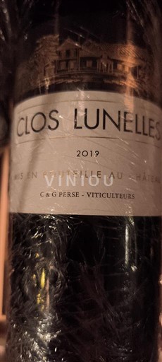 Bordeaux Castillon-Côtes-de-Bordeaux Clos Lunelles 2019
