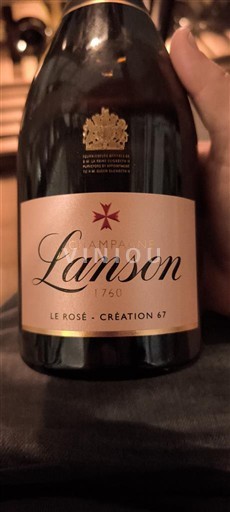 Champagne Lanson Le Rosé - Création 67 2024