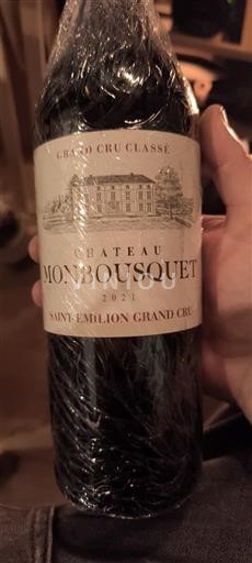 Bordeaux Saint-Émilion Grand Cru Grand Cru Château Monbousquet 2021