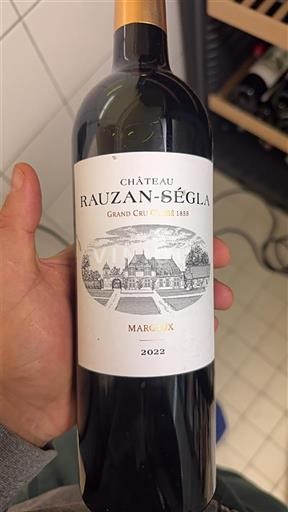 Vini Rouge sec Château Rauzan-Ségla 2022 Francia Bordeaux Margaux AOC Grand Cru