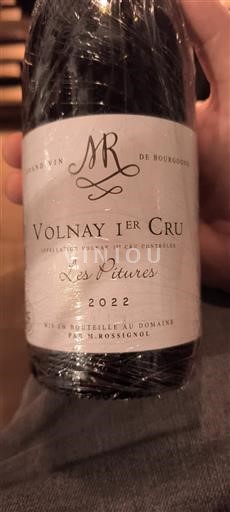 Bourgogne Volnay Premier Cru Domaine M. Rossignol Les Pitures 2022