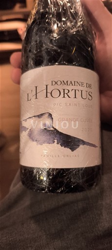 Languedoque Pic-saint-loup Domaine L'Hortus Grande 2020