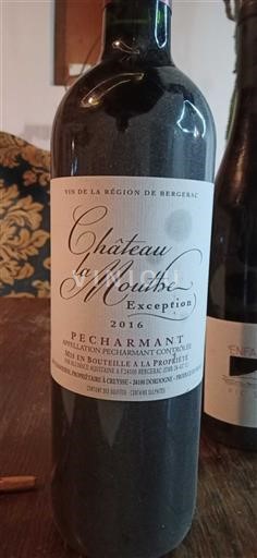 Southwest Pécharmant Château La Moulière Exception 2016