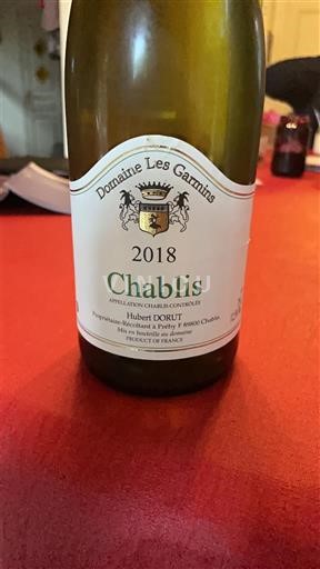 Burgundi Chablis Domaine Les Garnier 2018