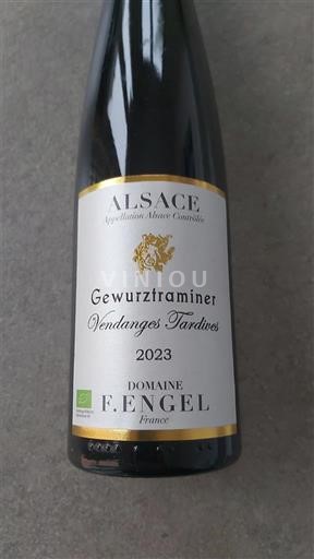 Elzas Gewurztraminer Vendanges Tardives Domaine F. Engel 2023