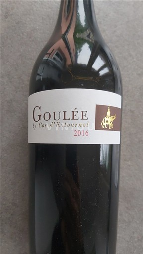 Bordeaux Médoc Cos Estournel Goulée 2016