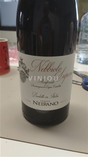 Piemont Monferrato Tenute Neirano Nebbiolo Superiore Neročník