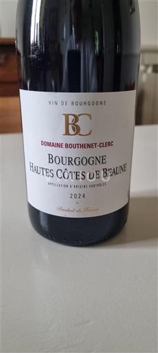 Borgoña Hautes Côtes de Beaune Grand Cru Domaine Bouthenet-Clerc 2024