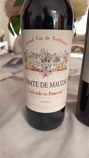 Bordeaux Lalande-de-Pomerol Comte de Mauzac 2006