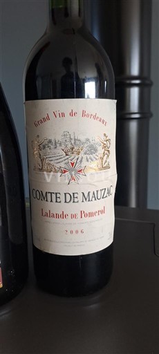 Бордо Лаланд-де-Помроль Comte de Mauzac 2006