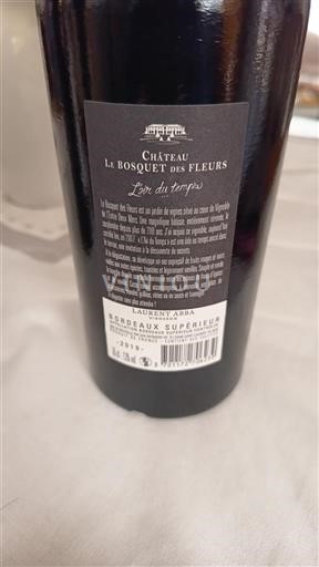Bordeaux Bordeaux Supérieur Château Le Bosquet des Fleurs Esprit du temps 2019