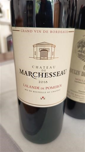 Bordeaux Lalande-de-pomerol Château Marchesseau 2018