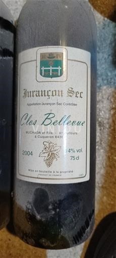 Sydväst Jurançon Clos Bellevue 2004
