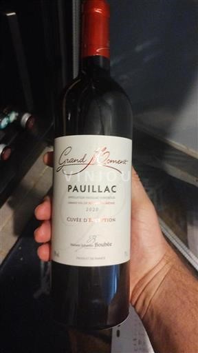 Burdeos Pauillac Grand Cru Maison Johanès Boubée d'Exception 2020