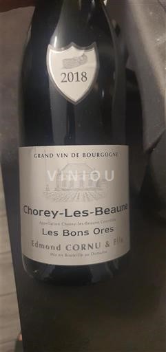 Burgundija Chorey-lès-Beaune Edmond Cornu & Fils Les Bons Ores 2018