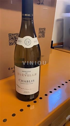 Vin Blanc sec Domaine Biéville 2022 France Bourgogne Chablis AOC