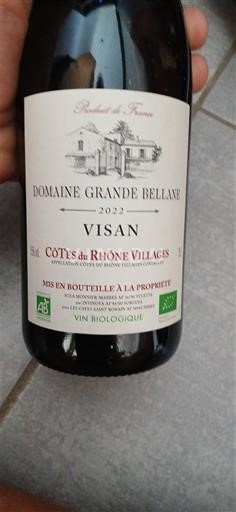 Rona dolina Côtes-du-Rhône-Villages Domaine Grande Bellane 2022
