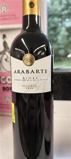 La Rioja Rioja Arabarte 2014