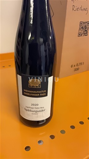 Württemberg Nicht spezifiziert Weinmanufaktur Ingelfinger Fass Spätburgunder 2020
