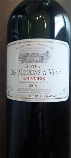 Bordeaux Graves Château Des Moulins À Vent 2018
