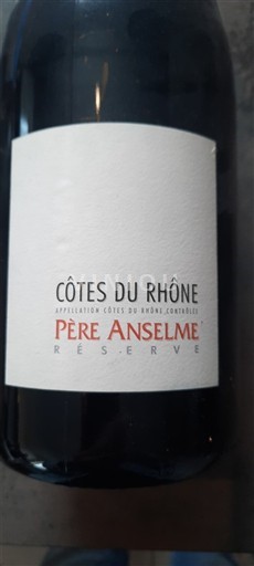 Rhônetal Côtes du Rhône Père Anselme Réserve 2020