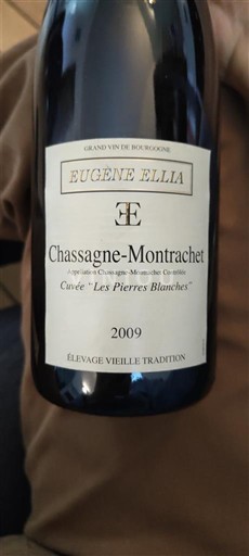 Burgundsko Chassagne-montrachet Premier Cru Eugène Ellia Les Pierres Blanches 2009