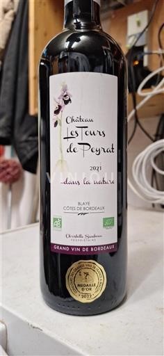 Bordeaux Blaye-côtes-de-bordeaux Grand Cru Château Les Tours de Peyrat dans la nature 2021