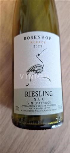Alsace Grand Cru Rosenhof Riesling Sec 2023
