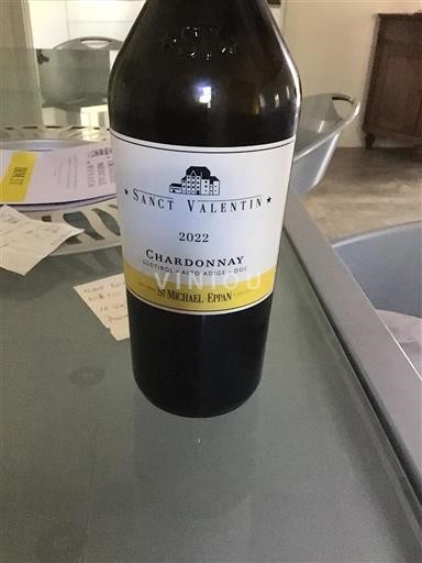 Wines of Trentino-Alto Adige Unspecified Sanct Valentin Chardonnay 2022
