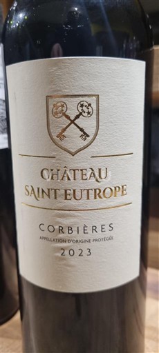 Languedoc Corbières Château Saint Eutrope 2023