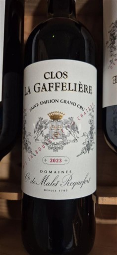 Vin Rouge sec Clos La Gaffelière 2023 France Bordeaux Saint-Émilion Grand Cru AOC Grand Cru