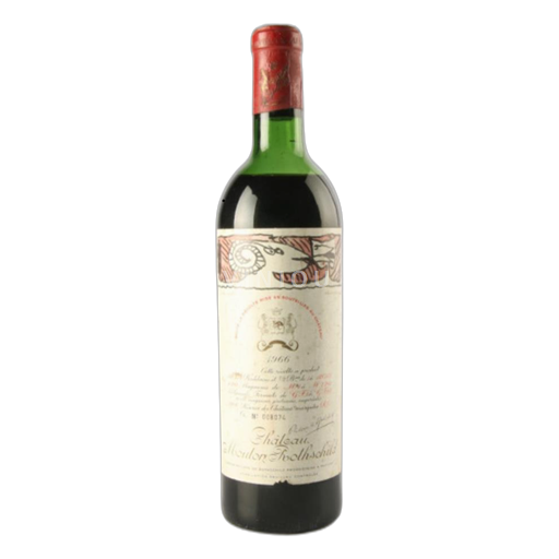 Bordeaux Pauillac Château Mouton Rothschild 1966
