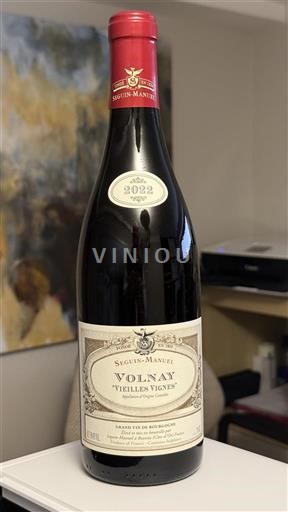 Vin Rouge sec Vieilles Vignes Seguin-Manuel 2022 France Bourgogne Volnay AOC