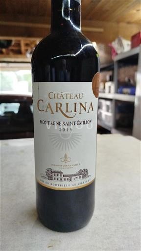 Bordeaux Montagne-saint-émilion Château Carlina 2015