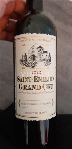 Bordeaux Saint-Émilion Grand Cru nc 2022