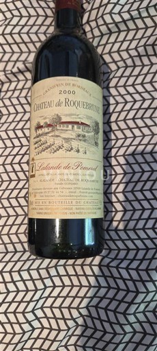 Bordeaux Lalande-de-Pomerol Château Roquebrune 2000